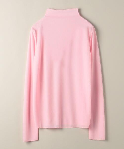 ASTRAET（アストラット）の「＜ASTRAET（アストラット）＞PE ビルドネック リブ プルオーバー（Tシャツ/カットソー・レディース・ブラック/オフホワイト/ピンク/ライム・FREE）」の4枚目の写真