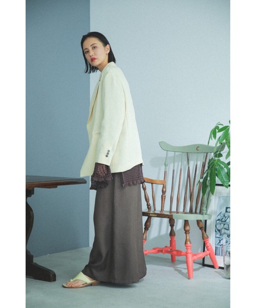 mici（ミチ）の「(mici)ダブルブレストジャケット（その他アウター・レディース・ネイビー/イエロー・SMALL/MEDIUM）」の9枚目の写真