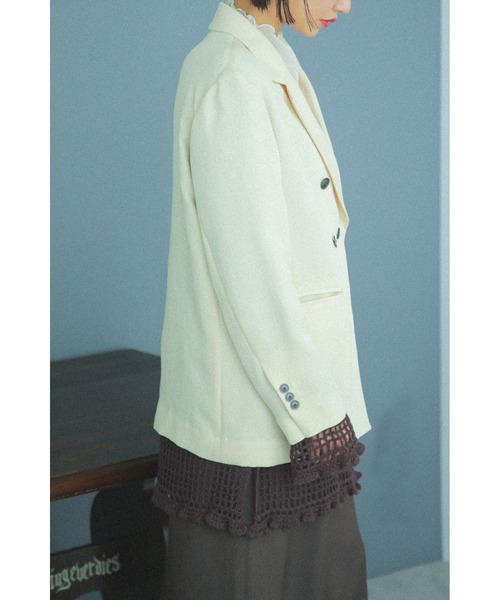 mici（ミチ）の「(mici)ダブルブレストジャケット（その他アウター・レディース・ネイビー/イエロー・SMALL/MEDIUM）」の13枚目の写真