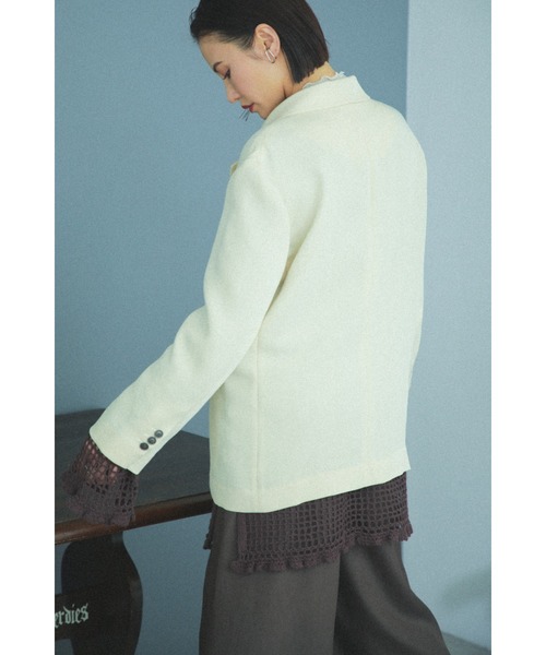 mici（ミチ）の「(mici)ダブルブレストジャケット（その他アウター・レディース・ネイビー/イエロー・SMALL/MEDIUM）」の14枚目の写真