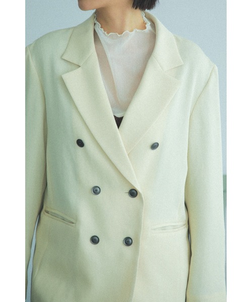 mici（ミチ）の「(mici)ダブルブレストジャケット（その他アウター・レディース・ネイビー/イエロー・SMALL/MEDIUM）」の15枚目の写真