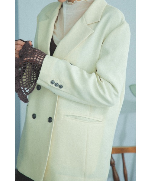 mici（ミチ）の「(mici)ダブルブレストジャケット（その他アウター・レディース・ネイビー/イエロー・SMALL/MEDIUM）」の16枚目の写真