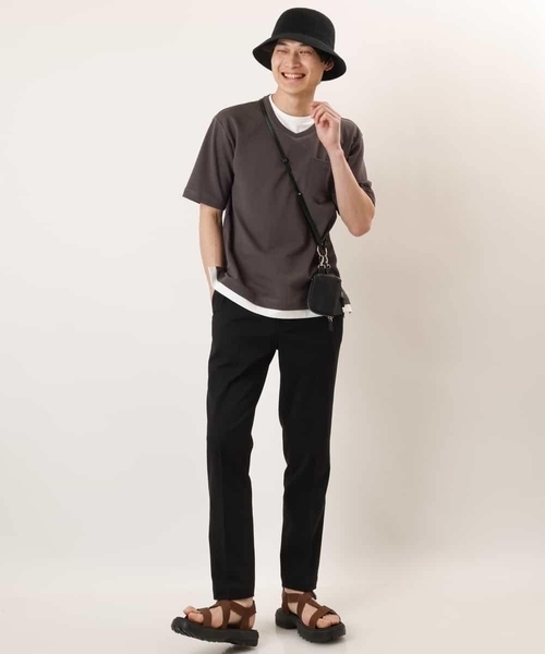 a.v.v（アーヴェヴェ）の「【ユニセックス】リングトリプルケース（ショルダーバッグ・メンズ・ブラック・46）」の6枚目の写真