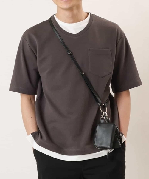 a.v.v（アーヴェヴェ）の「【ユニセックス】リングトリプルケース（ショルダーバッグ・メンズ・ブラック・46）」の8枚目の写真