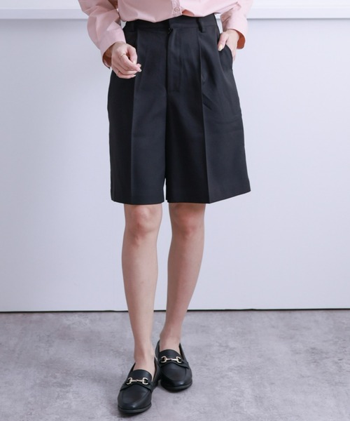 clear（クリア）の「バミューダパンツ（その他パンツ・レディース・ブラック/ベージュ/ブルーグレー・S/M）」の2枚目の写真