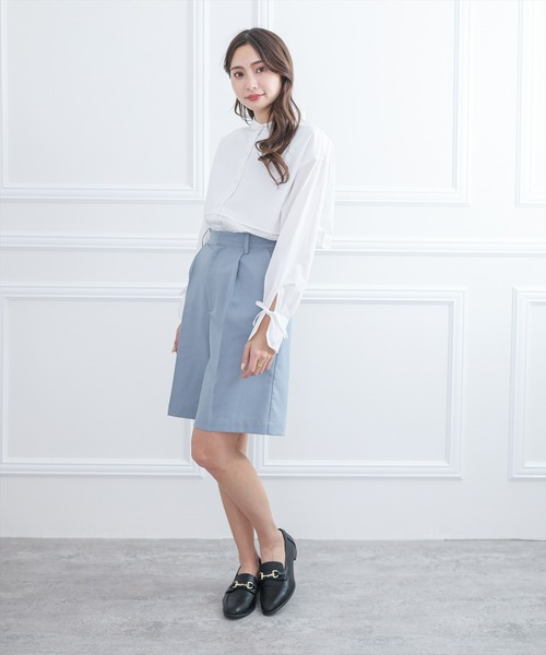 clear（クリア）の「バミューダパンツ（その他パンツ・レディース・ブラック/ベージュ/ブルーグレー・S/M）」の4枚目の写真