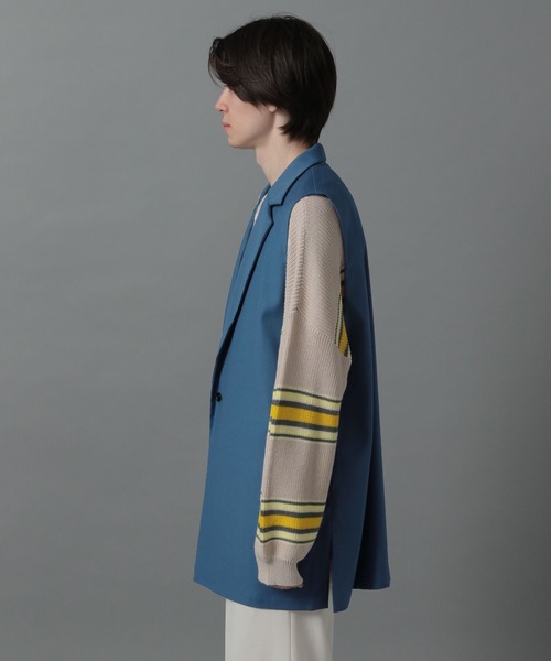 HARE（ハレ）の「オーバージレ(HARE)（ベスト・メンズ・ブラック/ベージュ/ブルー・FREE）」の12枚目の写真