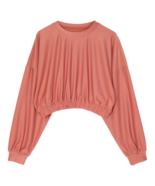 SEA DRESS(シードレス)の「ショート丈ボリュームトップス(Tシャツ/カットソー・レディース・ブラック/ピンク/グリーン/クリーム・M/S)」の12枚目の写真