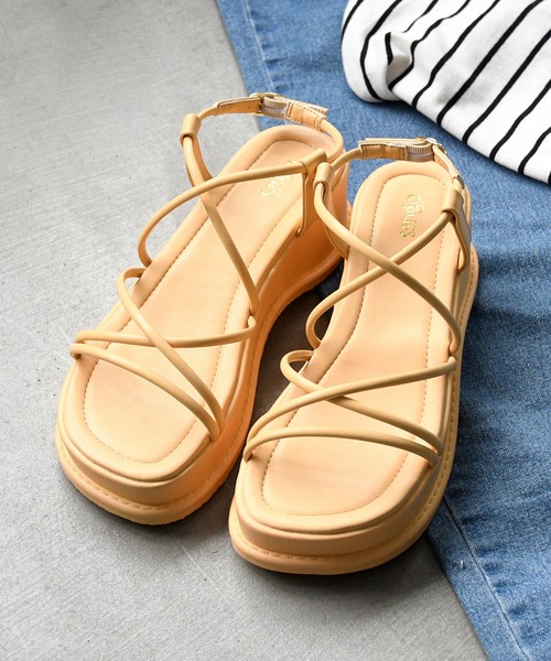 YELLO 】SANGO PLATFORM サンダル L