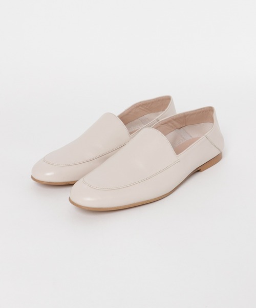 CORSO ROMA，9（コルソローマ）の「レザーソフトローファー（ローファー・レディース・ブラック/オフホワイト・38/37）」の10枚目の写真