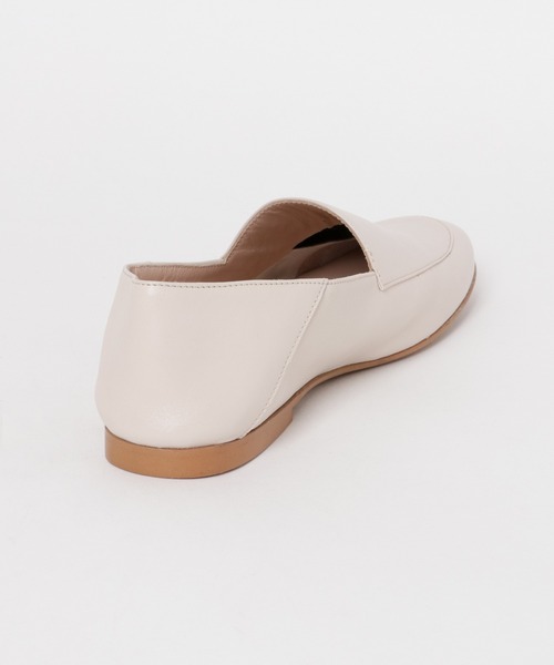 CORSO ROMA，9（コルソローマ）の「レザーソフトローファー（ローファー・レディース・ブラック/オフホワイト・38/37）」の13枚目の写真