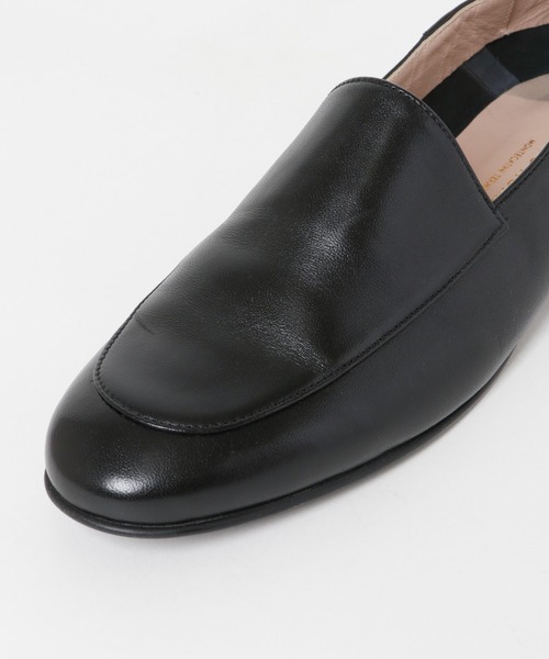 CORSO ROMA，9（コルソローマ）の「レザーソフトローファー（ローファー・レディース・ブラック/オフホワイト・38/37）」の16枚目の写真