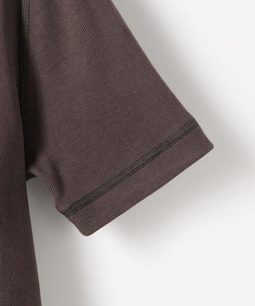 Steven Alan(スティーブンアラン)の「<Steven Alan>COTTON FRISE 5SLEEVE PULLOVER/カットソー(Tシャツ/カットソー・レディース・ケリー/オフホワイト/ダークブラウン・FREE)」の9枚目の写真