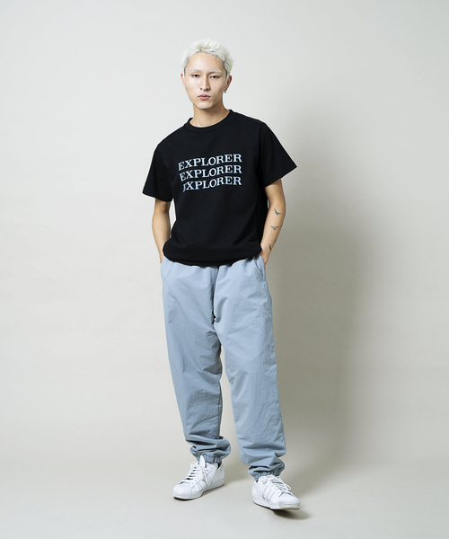 5351 POUR LES HOMMES(ゴーサンゴーイチプールオム)の「【5/】リップストップ ボリュームパンツ(その他パンツ・メンズ・ライトブルー/ブラック・S/XL/M/L)」の7枚目の写真