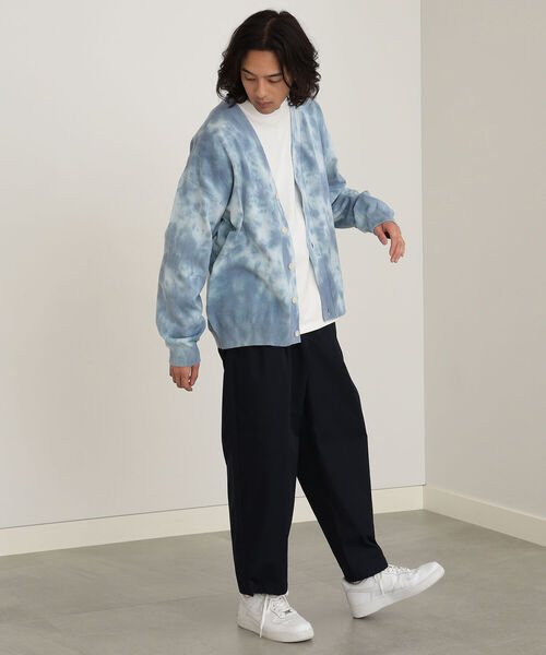 BEAMS HEART（ビームスハート）の「BEAMS HEART / タイダイ ビッグ カーディガン（カーディガン/ボレロ・メンズ・ブラウン系その他/ブルー系その他・SMALL/LARGE/MEDIUM）」の4枚目の写真