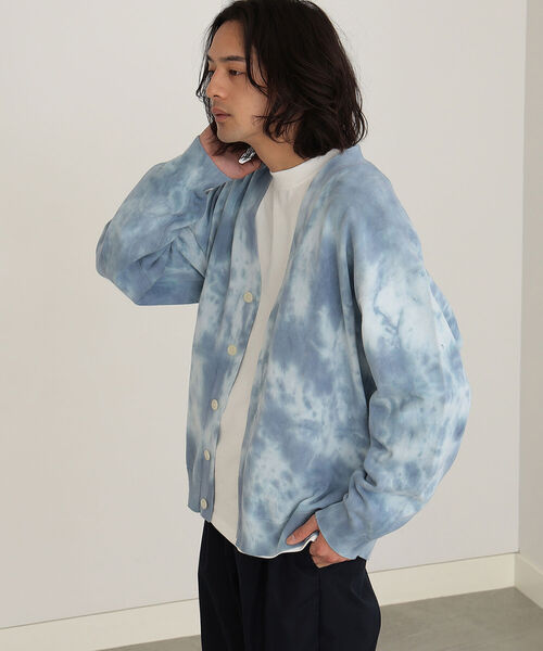 BEAMS HEART（ビームスハート）の「BEAMS HEART / タイダイ ビッグ カーディガン（カーディガン/ボレロ・メンズ・ブラウン系その他/ブルー系その他・SMALL/LARGE/MEDIUM）」の6枚目の写真