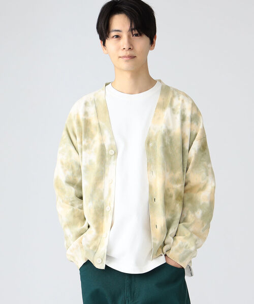 BEAMS HEART（ビームスハート）の「BEAMS HEART / タイダイ ビッグ カーディガン（カーディガン/ボレロ・メンズ・ブラウン系その他/ブルー系その他・SMALL/LARGE/MEDIUM）」の7枚目の写真