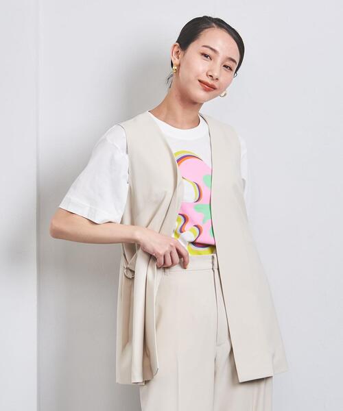 ユナイテッドアローズ　ノーカラージャケットunited arrows ジレベスト ノーカラージャケット