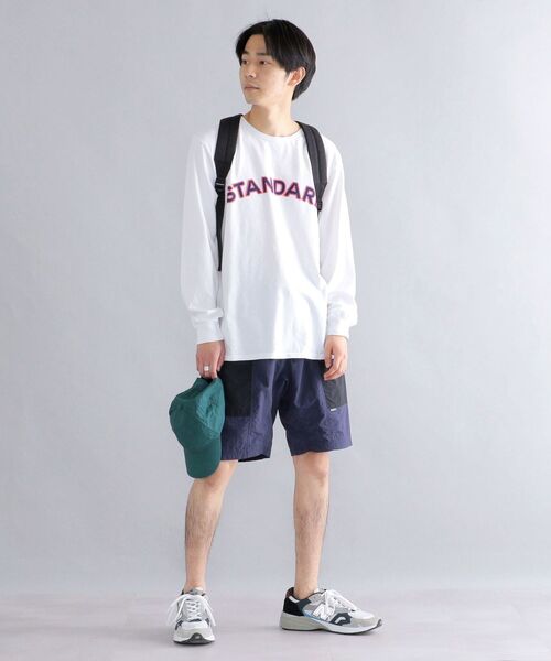 Russell Athletic(ラッセルアスレティック)の「*【SHIPS別注】RUSSELL ATHLETIC: 刺繍ライク カレッジ プリント ロングスリーブ Tシャツ (ロンT)(Tシャツ/カットソー・メンズ・ホワイト/ライトホワイト/グレー/ブルー・SMALL/MEDIUM/LARGE)」の5枚目の写真