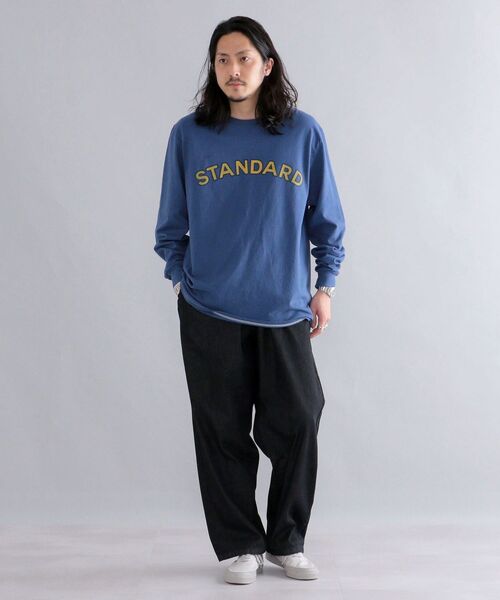 Russell Athletic(ラッセルアスレティック)の「*【SHIPS別注】RUSSELL ATHLETIC: 刺繍ライク カレッジ プリント ロングスリーブ Tシャツ (ロンT)(Tシャツ/カットソー・メンズ・ホワイト/ライトホワイト/グレー/ブルー・SMALL/MEDIUM/LARGE)」の11枚目の写真