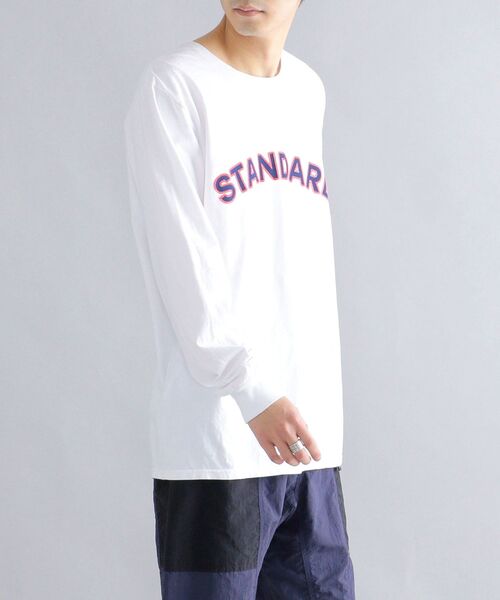 Russell Athletic(ラッセルアスレティック)の「*【SHIPS別注】RUSSELL ATHLETIC: 刺繍ライク カレッジ プリント ロングスリーブ Tシャツ (ロンT)(Tシャツ/カットソー・メンズ・ホワイト/ライトホワイト/グレー/ブルー・SMALL/MEDIUM/LARGE)」の15枚目の写真