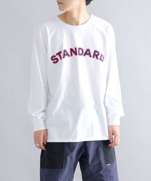 Russell Athletic(ラッセルアスレティック)の「*【SHIPS別注】RUSSELL ATHLETIC: 刺繍ライク カレッジ プリント ロングスリーブ Tシャツ (ロンT)(Tシャツ/カットソー・メンズ・ホワイト/ライトホワイト/グレー/ブルー・SMALL/MEDIUM/LARGE)」の16枚目の写真