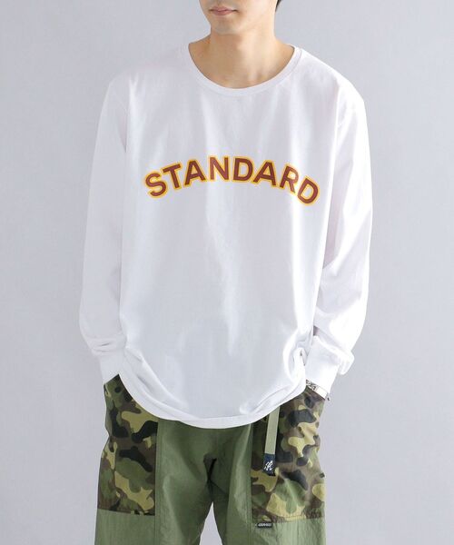 Russell Athletic(ラッセルアスレティック)の「*【SHIPS別注】RUSSELL ATHLETIC: 刺繍ライク カレッジ プリント ロングスリーブ Tシャツ (ロンT)(Tシャツ/カットソー・メンズ・ホワイト/ライトホワイト/グレー/ブルー・SMALL/MEDIUM/LARGE)」の17枚目の写真