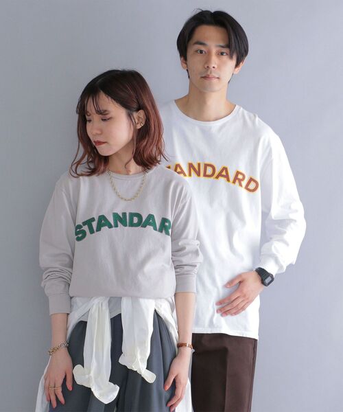 Russell Athletic(ラッセルアスレティック)の「*【SHIPS別注】RUSSELL ATHLETIC: 刺繍ライク カレッジ プリント ロングスリーブ Tシャツ (ロンT)(Tシャツ/カットソー・メンズ・ホワイト/ライトホワイト/グレー/ブルー・SMALL/MEDIUM/LARGE)」の18枚目の写真