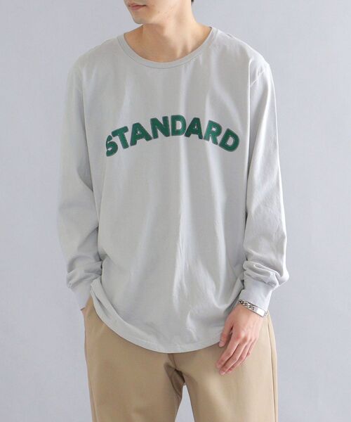 Russell Athletic(ラッセルアスレティック)の「*【SHIPS別注】RUSSELL ATHLETIC: 刺繍ライク カレッジ プリント ロングスリーブ Tシャツ (ロンT)(Tシャツ/カットソー・メンズ・ホワイト/ライトホワイト/グレー/ブルー・SMALL/MEDIUM/LARGE)」の19枚目の写真