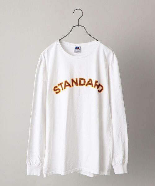 Russell Athletic(ラッセルアスレティック)の「*【SHIPS別注】RUSSELL ATHLETIC: 刺繍ライク カレッジ プリント ロングスリーブ Tシャツ (ロンT)(Tシャツ/カットソー・メンズ・ホワイト/ライトホワイト/グレー/ブルー・SMALL/MEDIUM/LARGE)」の21枚目の写真