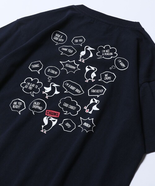 FREAK'S STORE(フリークスストア)の「WEB限定 CHUMS×FREAK'S STORE/チャムス 別注 ランダムブービーバード バックプリントTシャツ(Tシャツ/カットソー・メンズ・ホワイト/ブラウン/グリーン/ネイビー/ブラック/ベージュ/ブルー・X-LARGE/MEDIUM/SMALL/LARGE)」の6枚目の写真