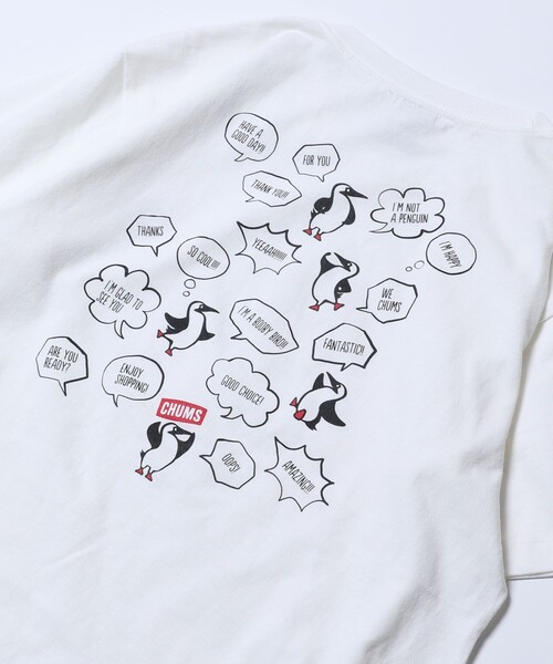 Web限定 Chums Freak S Store チャムス 別注 ランダムブービーバード バックプリントtシャツ Tシャツ カットソー Freak S Store フリークスストア のファッション通販 Zozotown