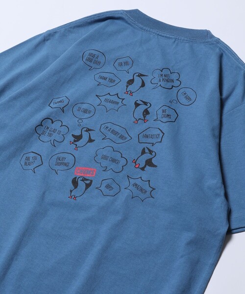 FREAK'S STORE(フリークスストア)の「WEB限定 CHUMS×FREAK'S STORE/チャムス 別注 ランダムブービーバード バックプリントTシャツ(Tシャツ/カットソー・メンズ・ホワイト/ブラウン/グリーン/ネイビー/ブラック/ベージュ/ブルー・X-LARGE/MEDIUM/SMALL/LARGE)」の7枚目の写真