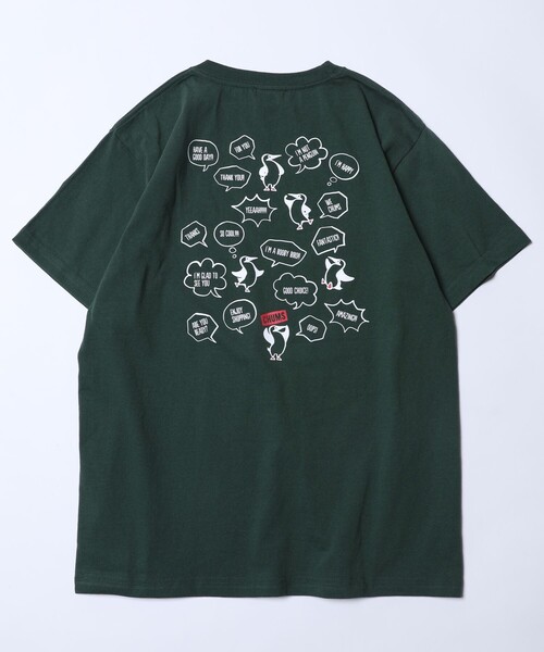 FREAK'S STORE(フリークスストア)の「WEB限定 CHUMS×FREAK'S STORE/チャムス 別注 ランダムブービーバード バックプリントTシャツ(Tシャツ/カットソー・メンズ・ホワイト/ブラウン/グリーン/ネイビー/ブラック/ベージュ/ブルー・X-LARGE/MEDIUM/SMALL/LARGE)」の14枚目の写真