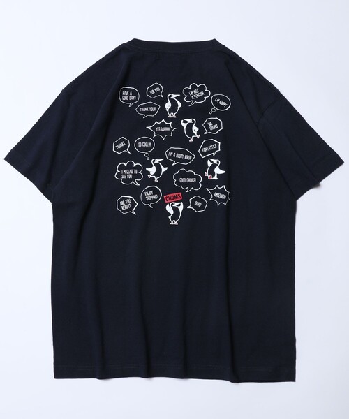 FREAK'S STORE(フリークスストア)の「WEB限定 CHUMS×FREAK'S STORE/チャムス 別注 ランダムブービーバード バックプリントTシャツ(Tシャツ/カットソー・メンズ・ホワイト/ブラウン/グリーン/ネイビー/ブラック/ベージュ/ブルー・X-LARGE/MEDIUM/SMALL/LARGE)」の18枚目の写真