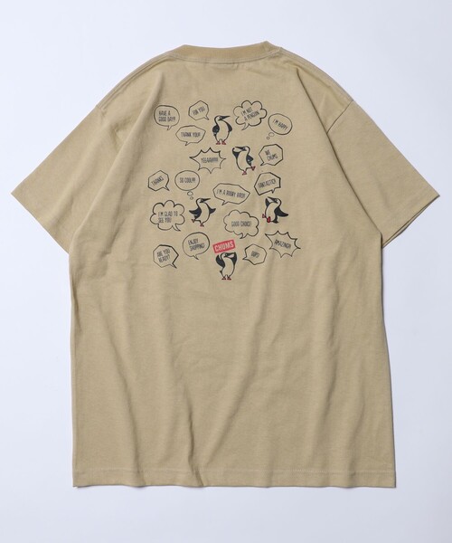 FREAK'S STORE(フリークスストア)の「WEB限定 CHUMS×FREAK'S STORE/チャムス 別注 ランダムブービーバード バックプリントTシャツ(Tシャツ/カットソー・メンズ・ホワイト/ブラウン/グリーン/ネイビー/ブラック/ベージュ/ブルー・X-LARGE/MEDIUM/SMALL/LARGE)」の22枚目の写真