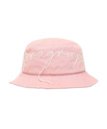 【PARAGRAPH/パラグラフ】002 ROPE BUCKET HAT/ロープ バケットハット ロゴ ハット