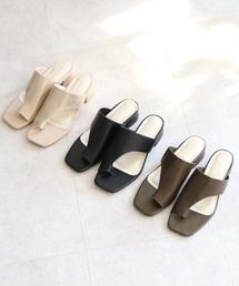 JELLY BEANS | アシンメトリーカットトングサンダル(210-50336)JELLY BEANS(ジェリービーンズ)(サンダル)