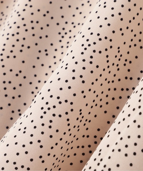 N.（N. Natural Beauty Basic）（エヌエヌナチュラルビューティーベーシック）の「◆フリルカラープリントブラウス（シャツ/ブラウス・レディース・ホワイト系その他/ブラック系その他・MEDIUM）」の14枚目の写真