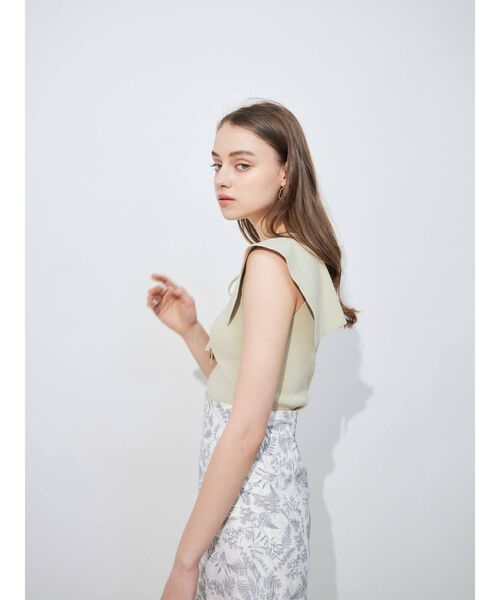 MERCURYDUO（マーキュリーデュオ）の「ボタニカルフラワーセミフレアスカート（スカート・レディース・ピンク/ブルー/アイボリー・SMALL/MEDIUM）」の10枚目の写真