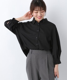 GLOBAL WORK | ランタンスリーブ7分袖シャツ/MATINEE　LINE/267007(シャツ/ブラウス)