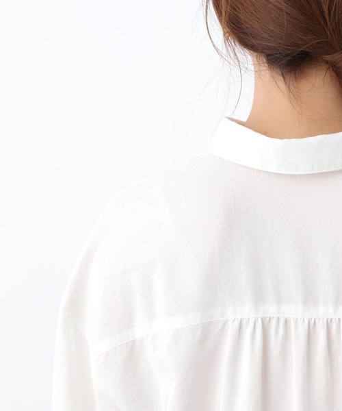 GLOBAL WORK(グローバルワーク)の「ランタンスリーブ7分袖シャツ/MATINEE LINE/267007(シャツ/ブラウス・レディース・ブラック/オフホワイト/ライトグリーン・MEDIUM/LARGE)」の21枚目の写真