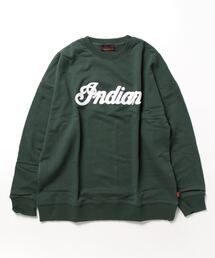 INDIAN（インディアン）の「★INDIAN★刺繍+発砲プリント オーバーサイズトレーナー（スウェット）」