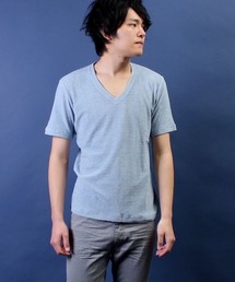 Zero by TORNADO MART∴インディゴ調パイルカットソー