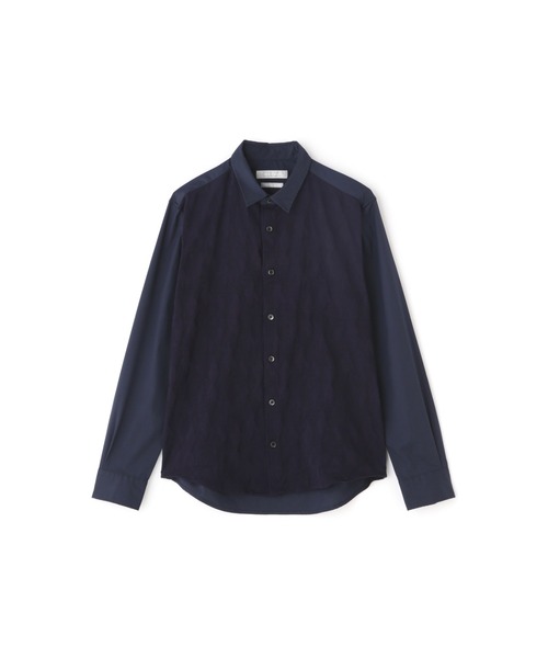 HIGH STREET（ハイストリート）の「HIGH STREET∴リンクスコンビシャツ（シャツ/ブラウス・メンズ・アイボリー/ネイビー・LL/M/L/S）」の11枚目の写真