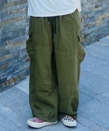 ARULE | A'GEM/9 × .kom『ARULE/アルール』ルーズシルエット ポケットコットンカーゴパンツ(カーゴパンツ)