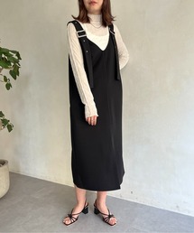 prose verse | ナローシルエットVネックジャンスカ(ワンピース)