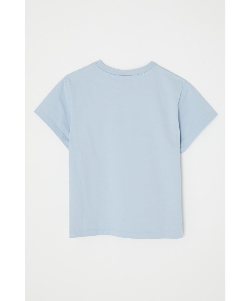 MOUSSY（マウジー）の「BEST DAY EMBROIDERY Tシャツ（Tシャツ/カットソー・レディース・ホワイト/ライトブラック/ライトブルー・FREE）」の4枚目の写真