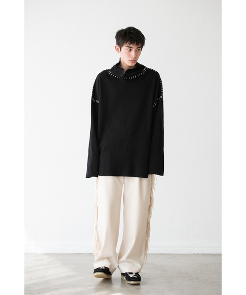 国内正規取扱い店 DISCOVERED DAMAGE WAFFLE HI NECK CUTSEWN(Tシャツ 国内正規取扱い店 DISCOVERED DAMAGE WAFFLE HI NECK CUTSEWN(Tシャツ