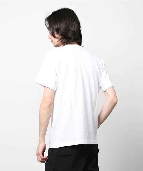 GOLF WANG（ゴルフワン）の「【GOLF WANG/ゴルフワン】SHOCK TEE/グラフィック デザイン ロゴ プリント Tシャツ 半袖（Tシャツ/カットソー・メンズ・ホワイト/ブラック・M/L）」の3枚目の写真